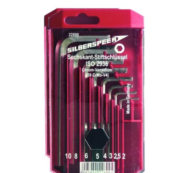 Silberspeer 22890.4 Allen set 2-10mm
