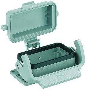Harting 09300100303 Han 10 B-agg-LB-K bulkhead housing