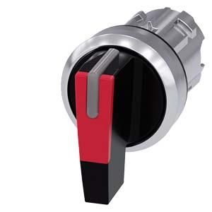 Siemens 3SU1052-2CM20-0AA0 toggle switch illuminated 22mm round red