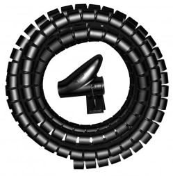 Kopp 359215018 cable organizer 2.5m20mm black