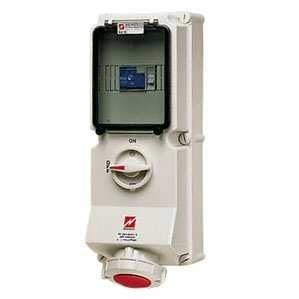 Mennekes 7248 wall socket DUO 32A 4-pole 6h 400V IP67