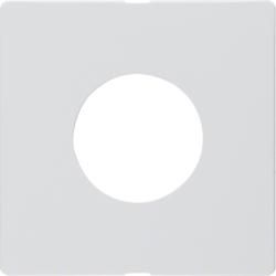Berker 11246089 Central piece for push button and light signal E10 polar white including Berker Q.1/Q.3