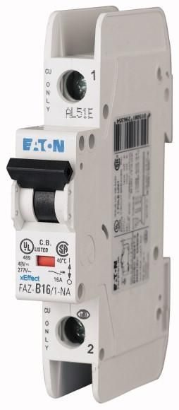 Eaton FAZ-B4/1-NA 4A 1-pole B-char circuit breaker, 132418