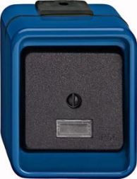 MERTEN 370675 rocker switch blue/changeover impact-resistant
