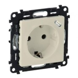 Legrand 753235 socket Valena Life USB-C almond white, (beige)