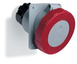 ABB Stotz-Kontakt 263RAU6W, panel-mounted socket, 63 A, IP67 6h, standard flange, 2CMA167442R1000