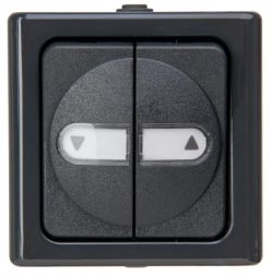 Kopp 560915006 AP-FR Jal-Button BlueElectric anthracite blind button