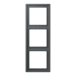 Jung LC983202 frame, 3-way, LS 990, grey foncé 31 ( LC32010 )