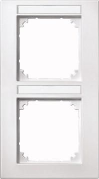 MERTEN 476219 Frame 2-way polar white vertical M-PLAN