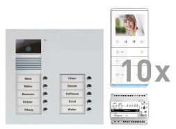 TCS PVU17100-0010 video:pack 10T 2Sp AVU+IVW5111 UP video intercom set