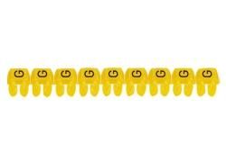 Legrand 038366 license plate 38366 G 4-6qmm CAB , (yellow)