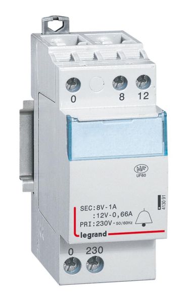 Legrand 413091 transformer 8V/12V/1A