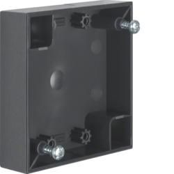 Berker 911522525 Surface-mounted housing 1-way flat version anthracite, glossy Integro Flow