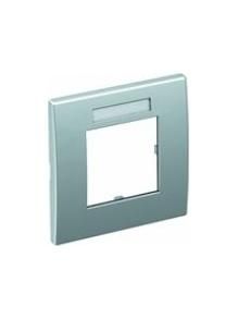 OBO Bettermann AR45-BF1 AL Module 45 1-way aluminum painted cover frame, 6119336