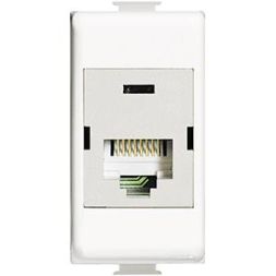 Bticino N4262C6S RJ45 junction box CAT6 STP 110 white, (white)