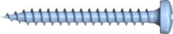 Reisser 009203S121-0300164-1 R2 chipboard screw, pan head, PZ, full thread, 3.0 x 16, steel, galvanized, blue, 1x sliding, pack of 200