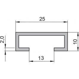 Sommer S11847-00001 Sommer profile rail C aluminum