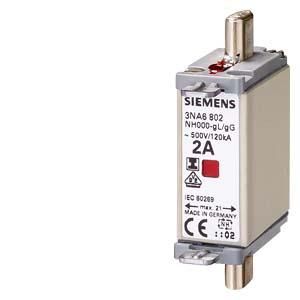 Siemens 3NA6801 NH000 fuse link with combination indicator 6A