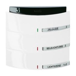 Busch-Jaeger 6320/30-24G control element 3/6-way, with infrared interface, Busch-triton® studio white high gloss