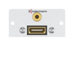 Kindermann 7444000589 HDMI/Audio 3.5Kl connection panel