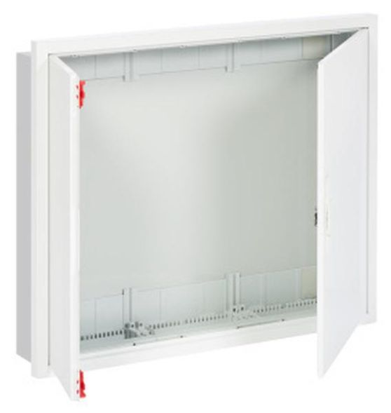 ABB Striebel &amp;amp; John TU43 small distribution board, flush-mounted, empty 5-row, with cover frame and door, 2CPX067711R9999