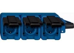 MERTEN 229393 SCHUKO socket blue IMPACT RESISTANT