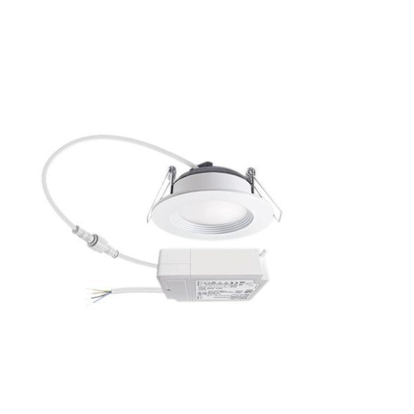EsyLux EO10298912 LED recessed ceiling spotlight Elsa-2 DL 68 OP 100° 500 840 white DALI