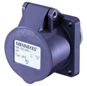 Mennekes 603 16A2P 25V IP44 surface-mounted box