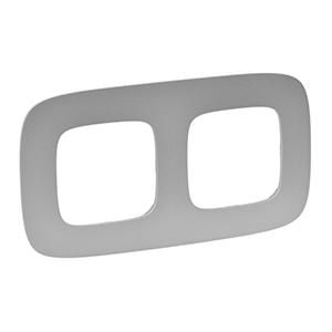 Legrand 754392 frame Valena Allure 2-way alu, (aluminium)