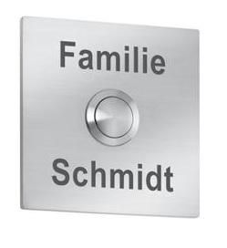 CMD bell button square 100/engraving