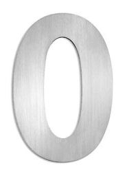 CMD stainless steel house number 0 large G0
