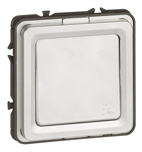 Legrand 077811 Universal off/changeover switch 77811 1-pole, (chrome)