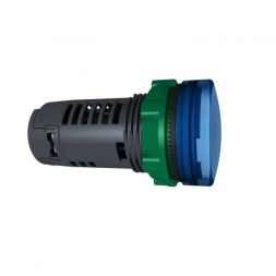 Schneider Electric XB5EVB6 Monoblock blue smooth dome LED 24V indicator light