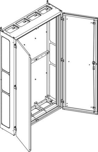 ABN protective insulated IP55 1090x1890x340mm floor-standing housing (NT412PB)