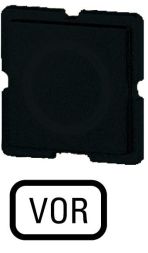 Eaton 190TQ25 button plate, black, VOR , 090852