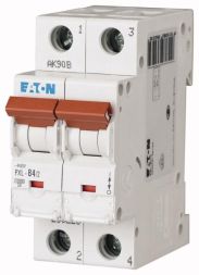 Eaton PXL-C4/2 circuit breaker, 4A, 2p, C-Char , 236268