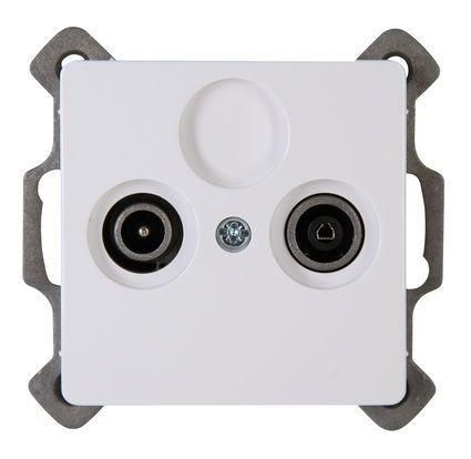 Kopp 921302089 PARIS TV/RF arctic white antenna socket