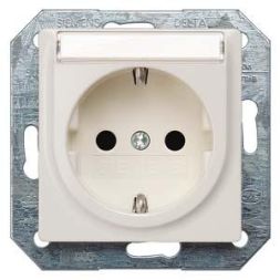 Siemens 5UB1552 SCHUKO socket electric white 55x55mm