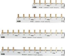 ABB Stotz-Kontakt PS3/12FI, phase busbar 3Ph.,12Pins,10qmm, 2CDL231002R1012