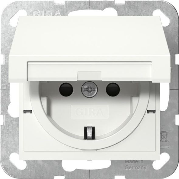 Gira 475403 KD+SH SRK System 55 rws socket SCHUKO