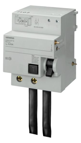 Siemens 5SM2327-0 80/100A 0.03A 2-pole 230V FI block