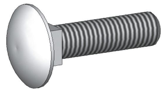 Siemens 8PQ9500-0BA16 SIVACON S4 square DIN 603 M10x45 50 pcs. round head screw
