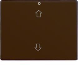 Berker 14050301 rocker with imprint symbol arrows brown, glossy Berker Arsys