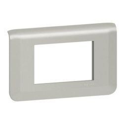 Legrand 079303L Mosaic 3-mod.horizontal alu frame