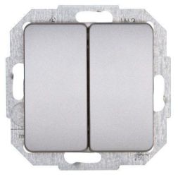 Kopp 618320082 MILANO 49mm steel on/off switch