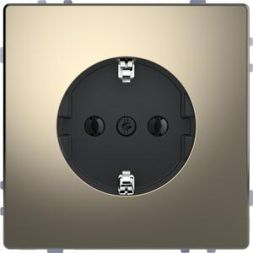 MERTEN MEG2301-6050 SCHUKO socket nickel metallic system design