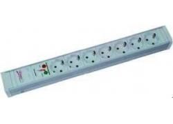Bachmann 333.605 power strip 19&amp;#039; PVC 6-way Schuk with switch ueSS