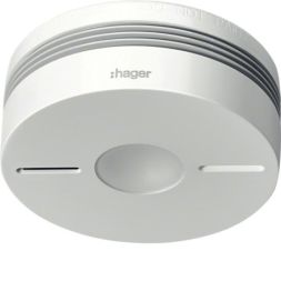 Hager TG551A wireless dual alarm detector Komfort Q white