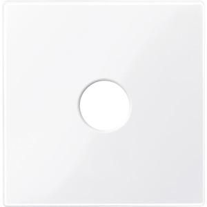 MERTEN 451825 Central plate active white glossy System M