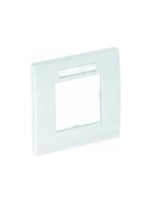 OBO Bettermann AR45-BF1 RW Module 45 1-way pure white cover frame, 6119332